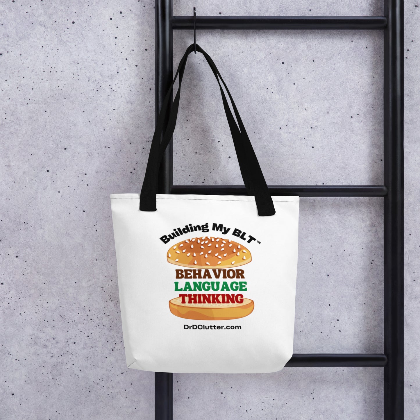 Building My BLT™-Tote with Choice of Color Handle-Black, Red, Yellow