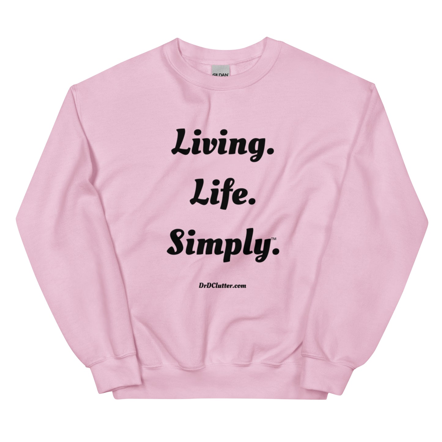 Living. Life. Simply™.-Unisex Crewneck Sweatshirt