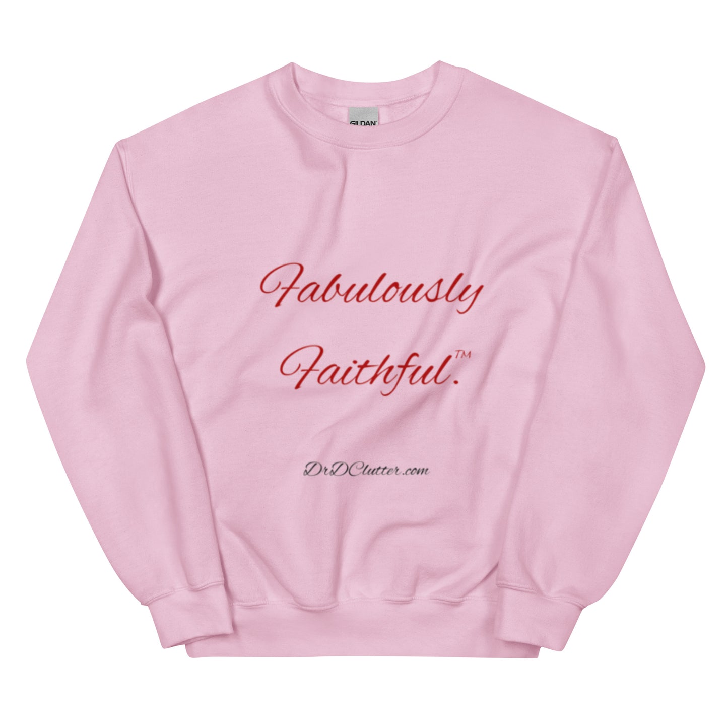 Fabulously Faithful™-Unisex Crewneck Sweatshirt