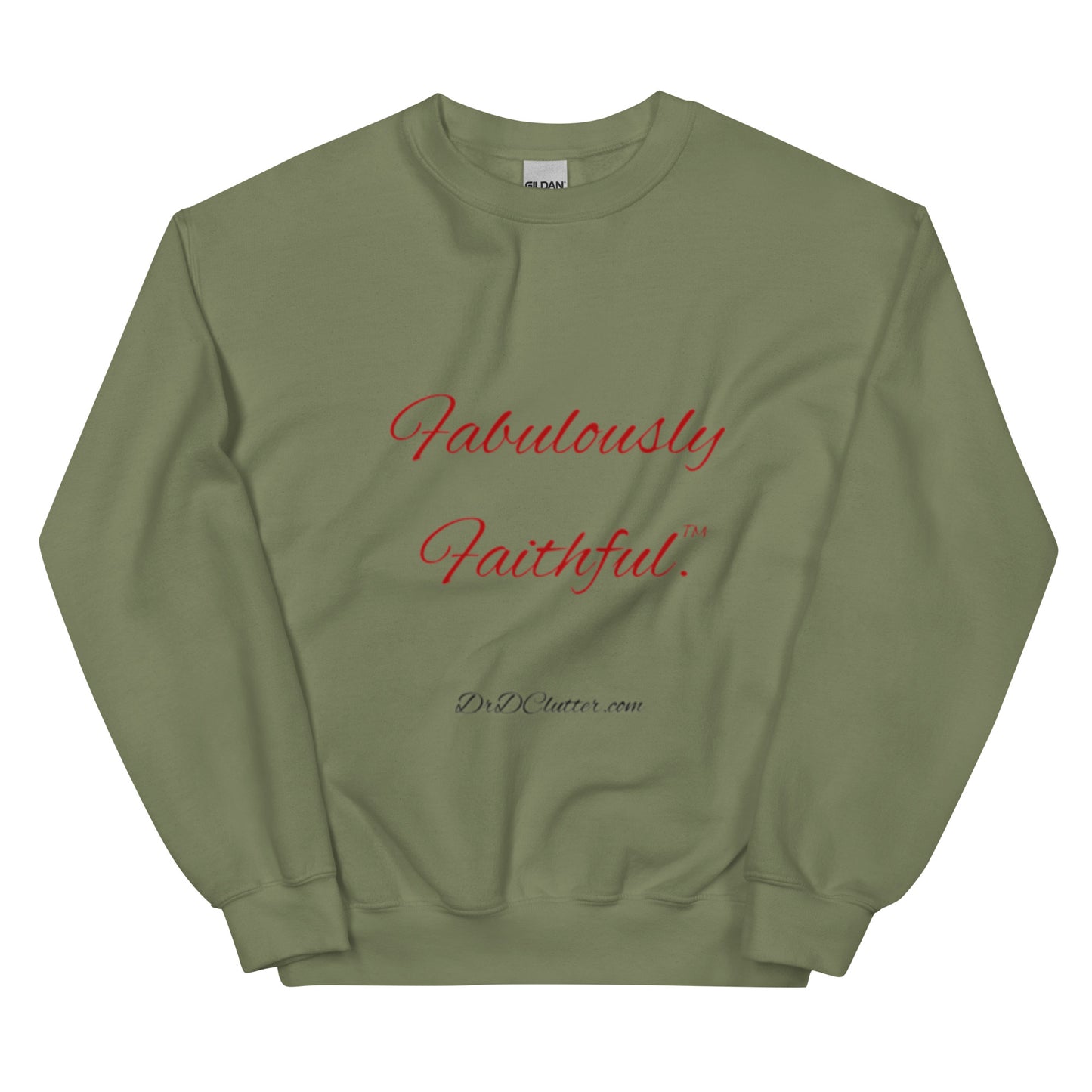 Fabulously Faithful™-Unisex Crewneck Sweatshirt