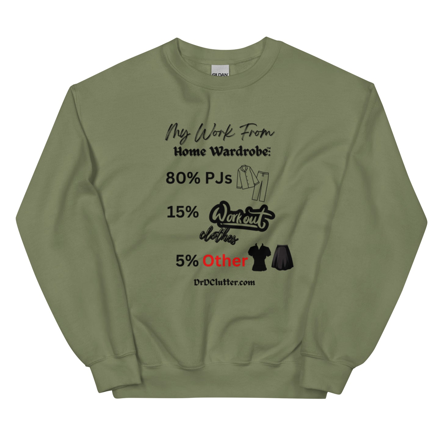 My Work From Home Wardrobe™-Unisex Crewneck Sweatshirt