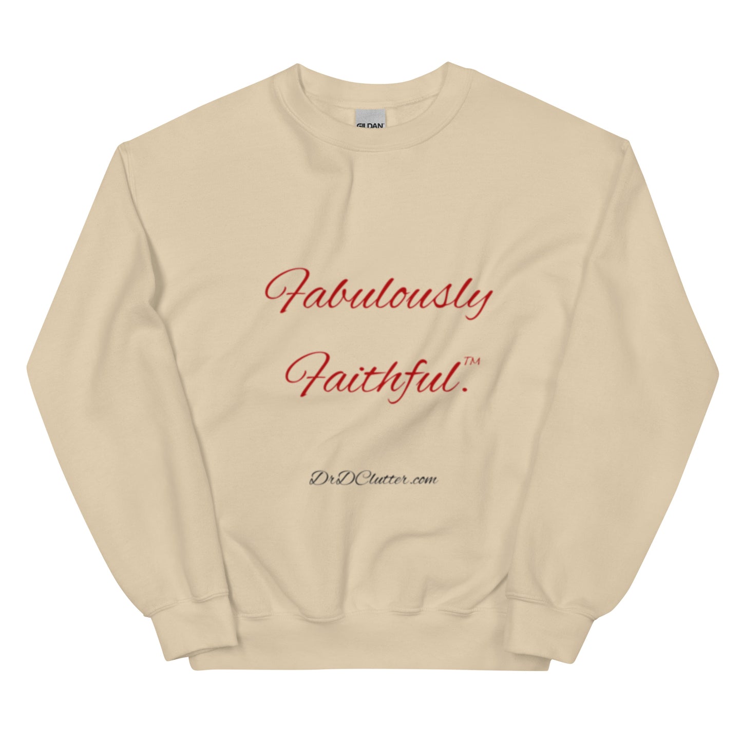 Fabulously Faithful™-Unisex Crewneck Sweatshirt