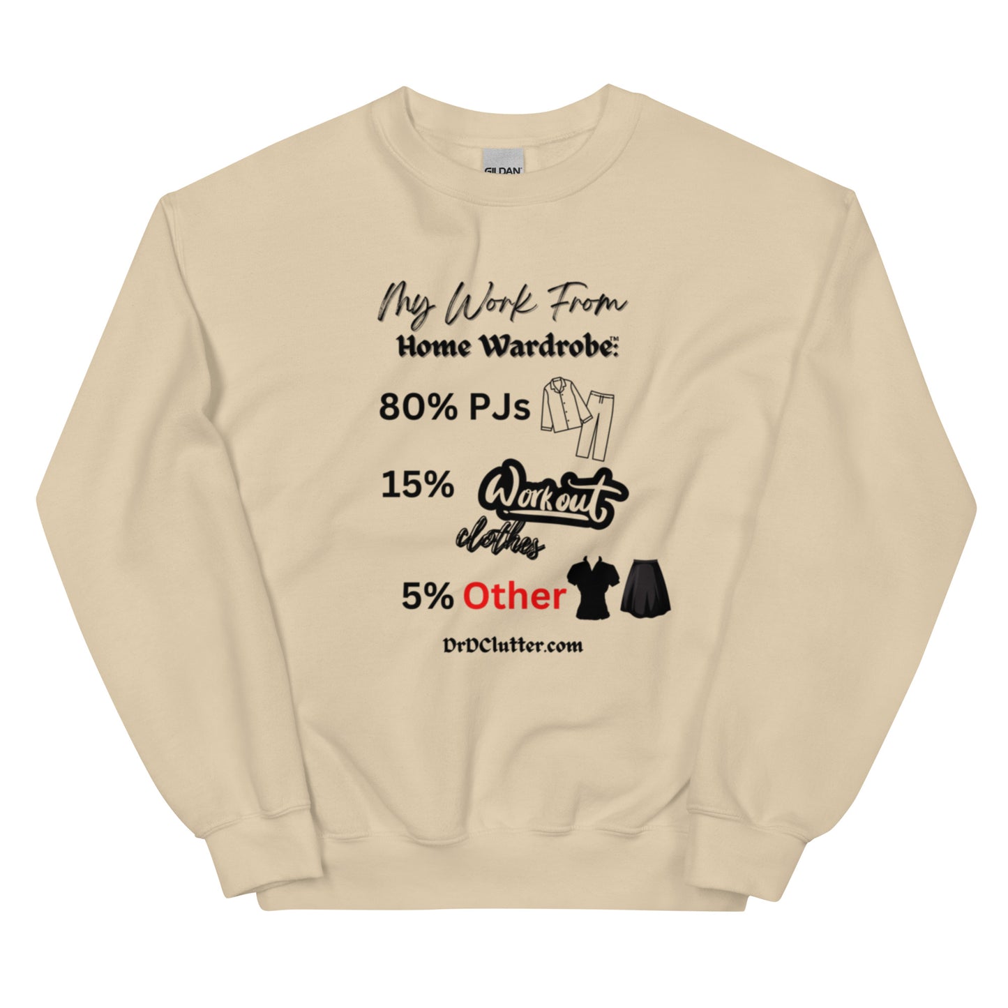 My Work From Home Wardrobe™-Unisex Crewneck Sweatshirt