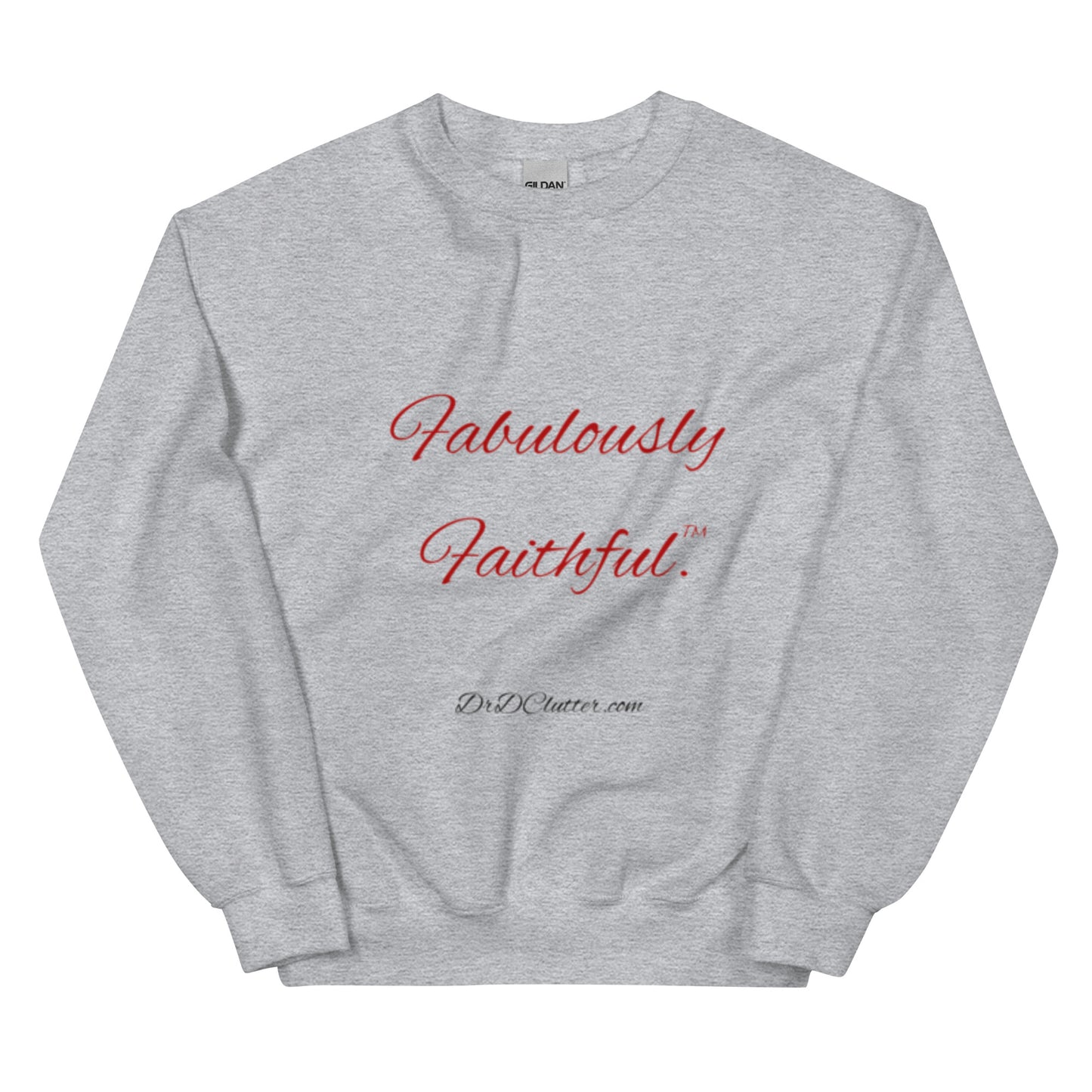 Fabulously Faithful™-Unisex Crewneck Sweatshirt