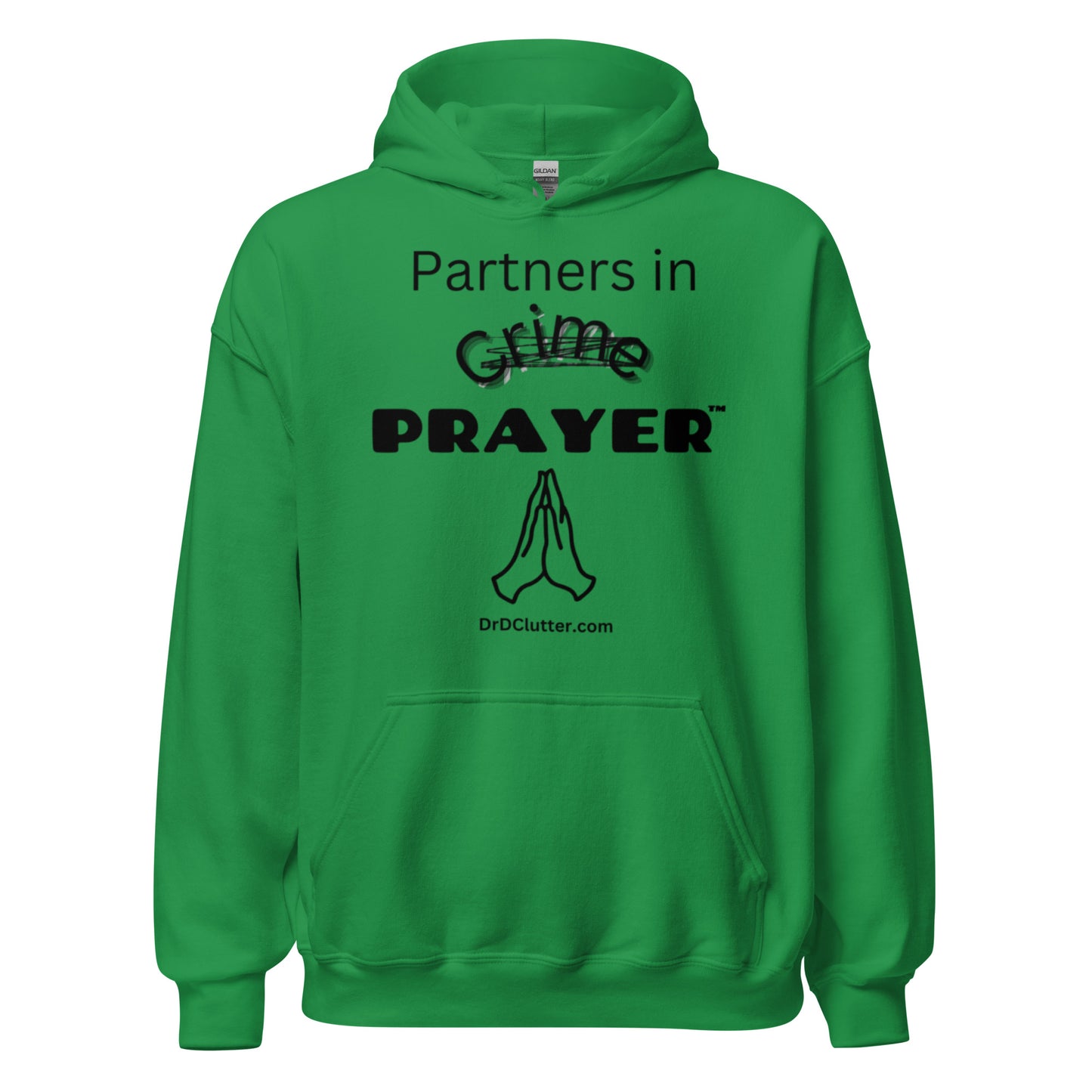 Partners in Crime (Crossed Out) Prayer™-Unisex Hoodie Sweatshirt