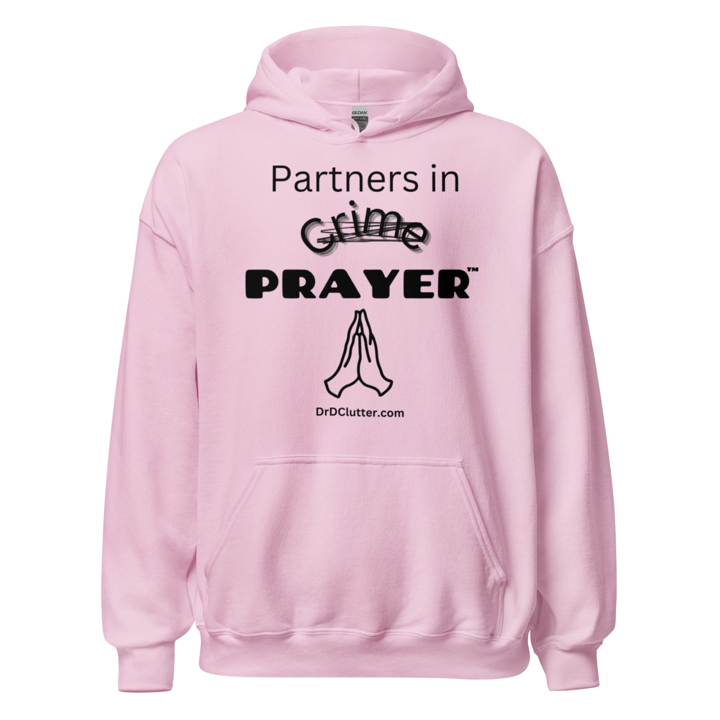 Partners in Crime (Crossed Out) Prayer™-Unisex Hoodie Sweatshirt