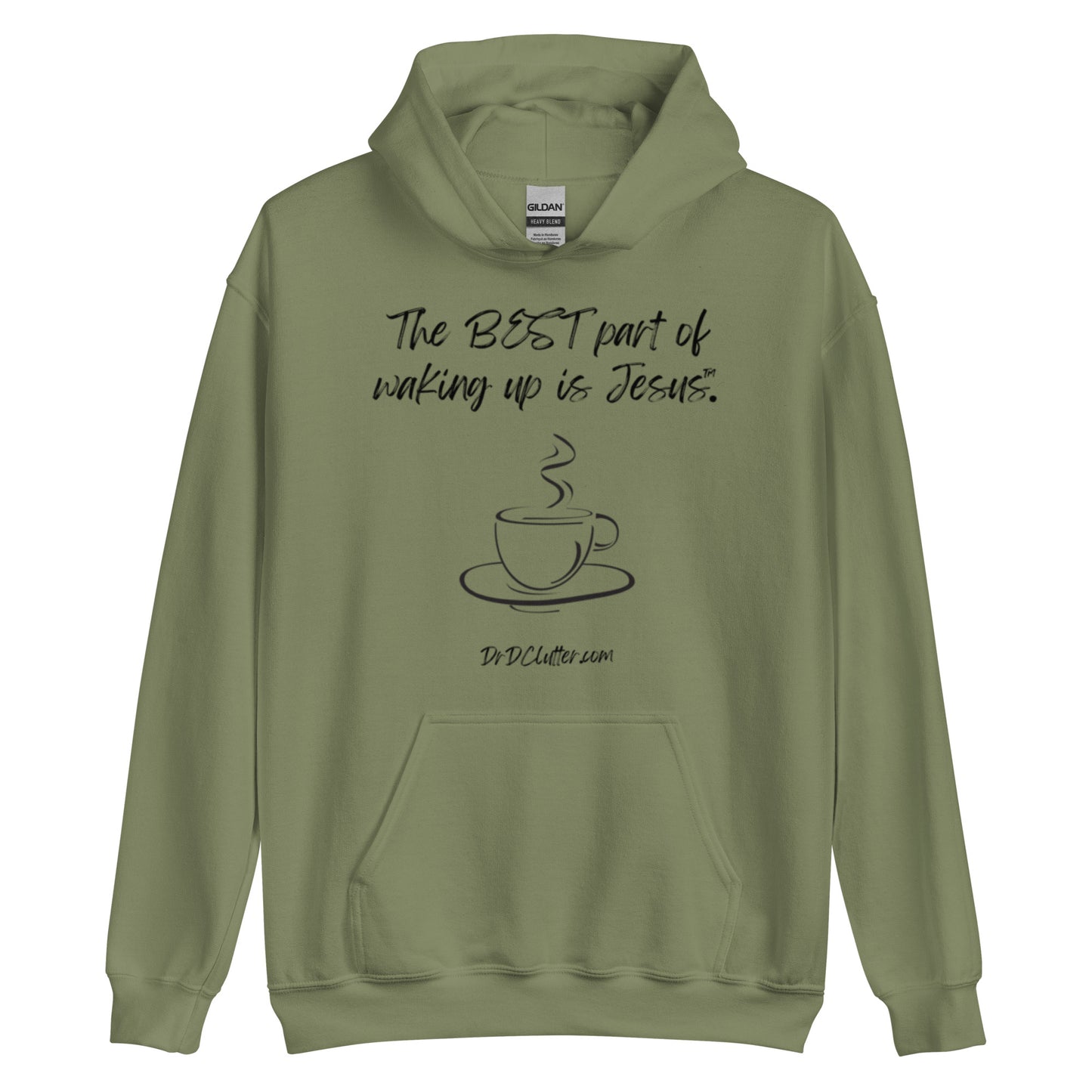 The best part of waking up is Jesus™.-Unisex Hoodie Sweatshirt