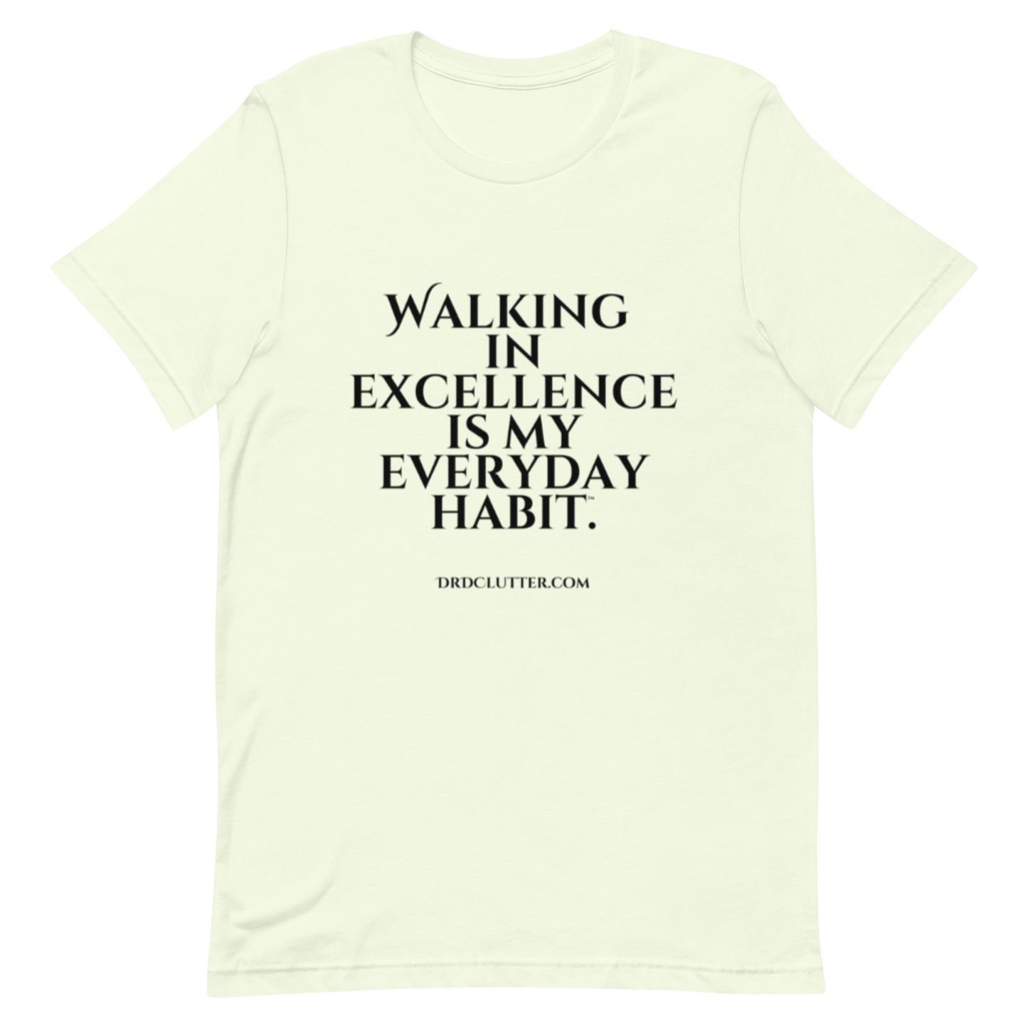Walking in Excellence is My Everyday Habit™.-Unisex Classic T-Shirt