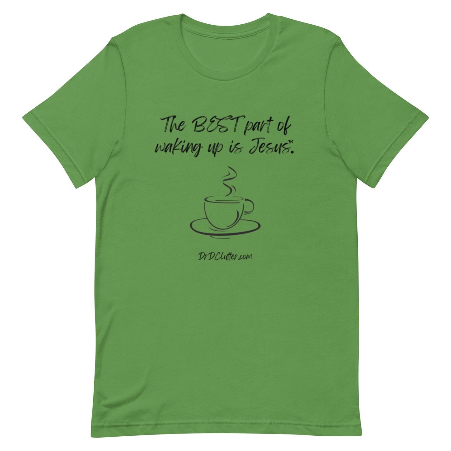 The best part of waking up is Jesus™.-Unisex Premium T-Shirt