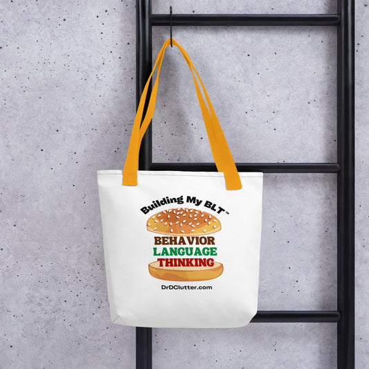 Building My BLT™-Tote with Choice of Color Handle-Black, Red, Yellow
