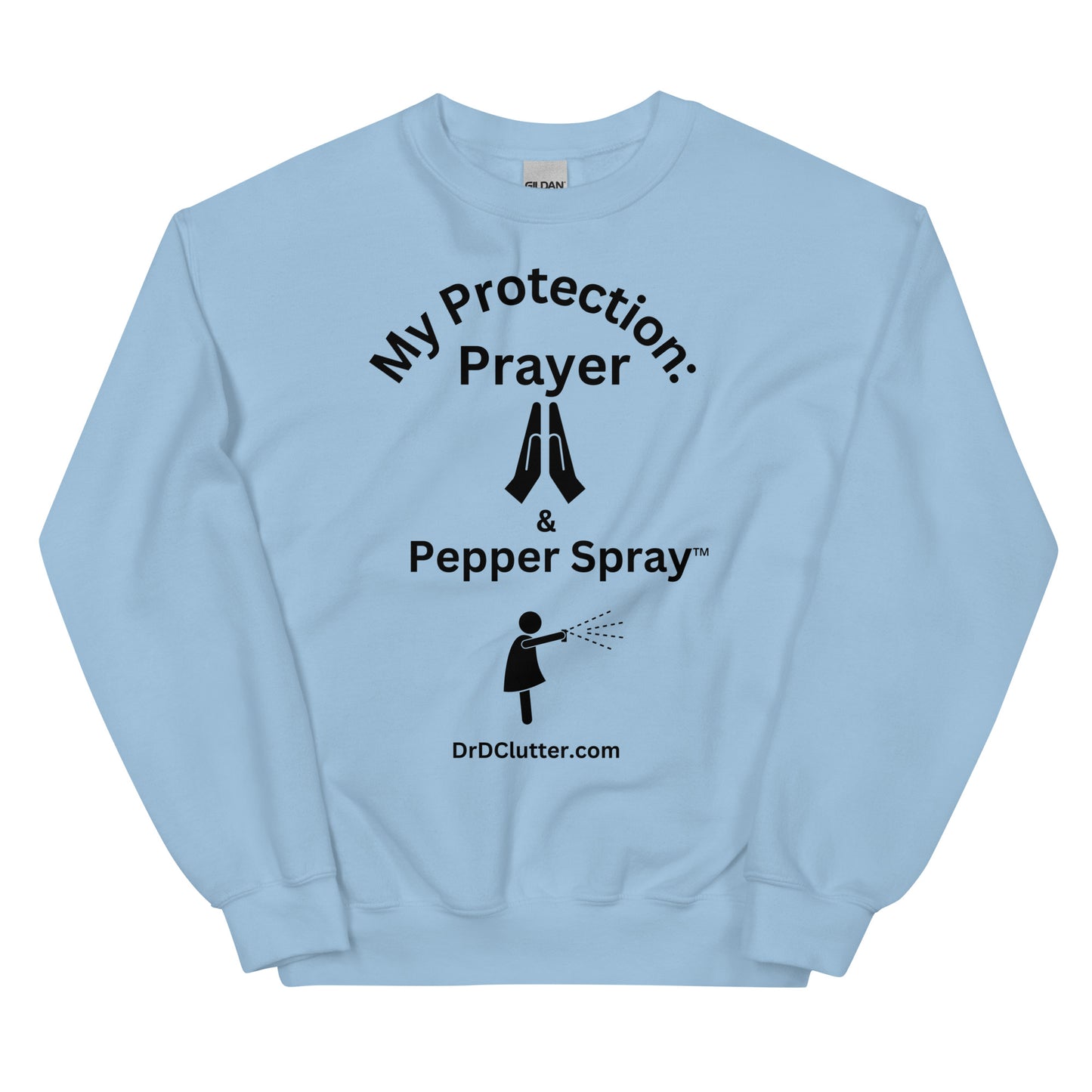 My Protection: Prayer & Pepper Spray™-Unisex Crewneck Sweatshirt
