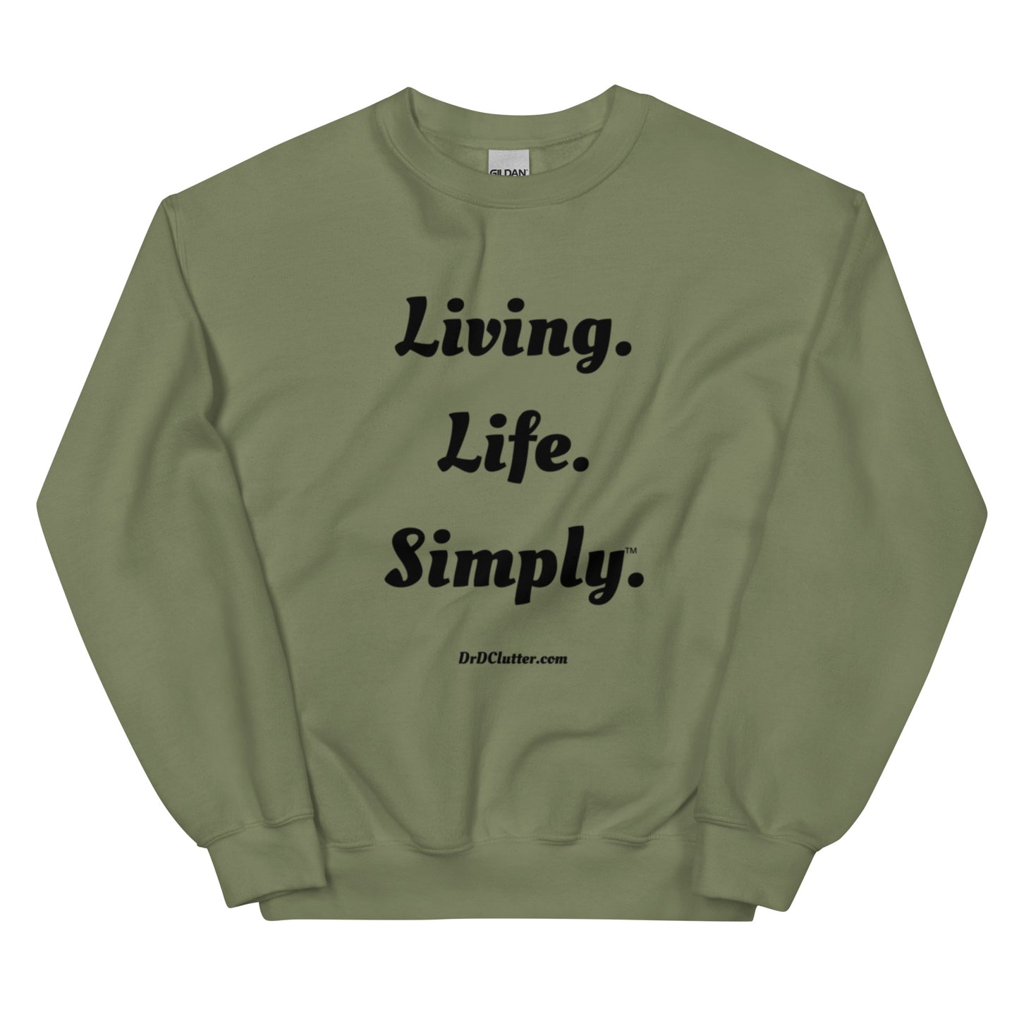 Living. Life. Simply™.-Unisex Crewneck Sweatshirt