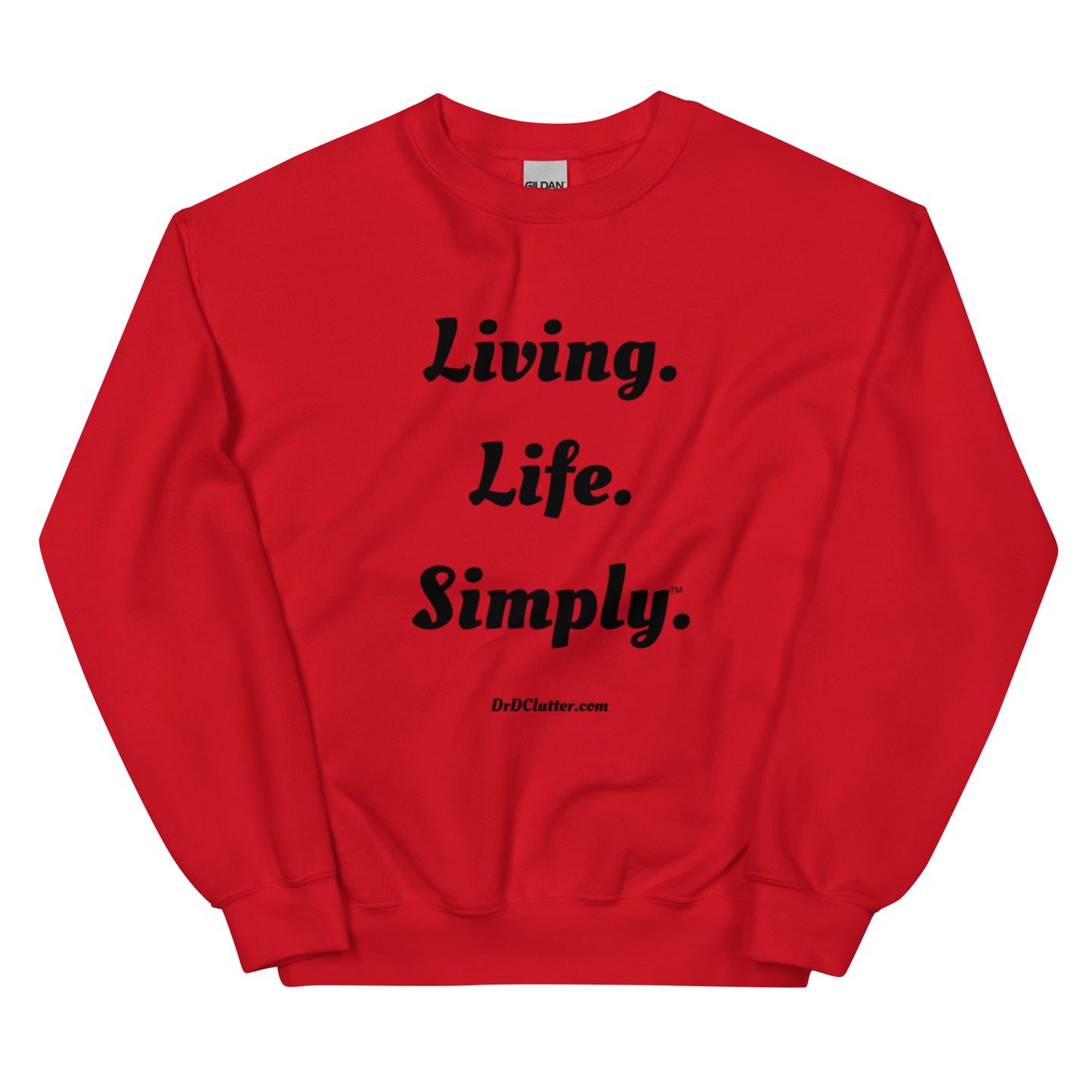 Living. Life. Simply™.-Unisex Crewneck Sweatshirt