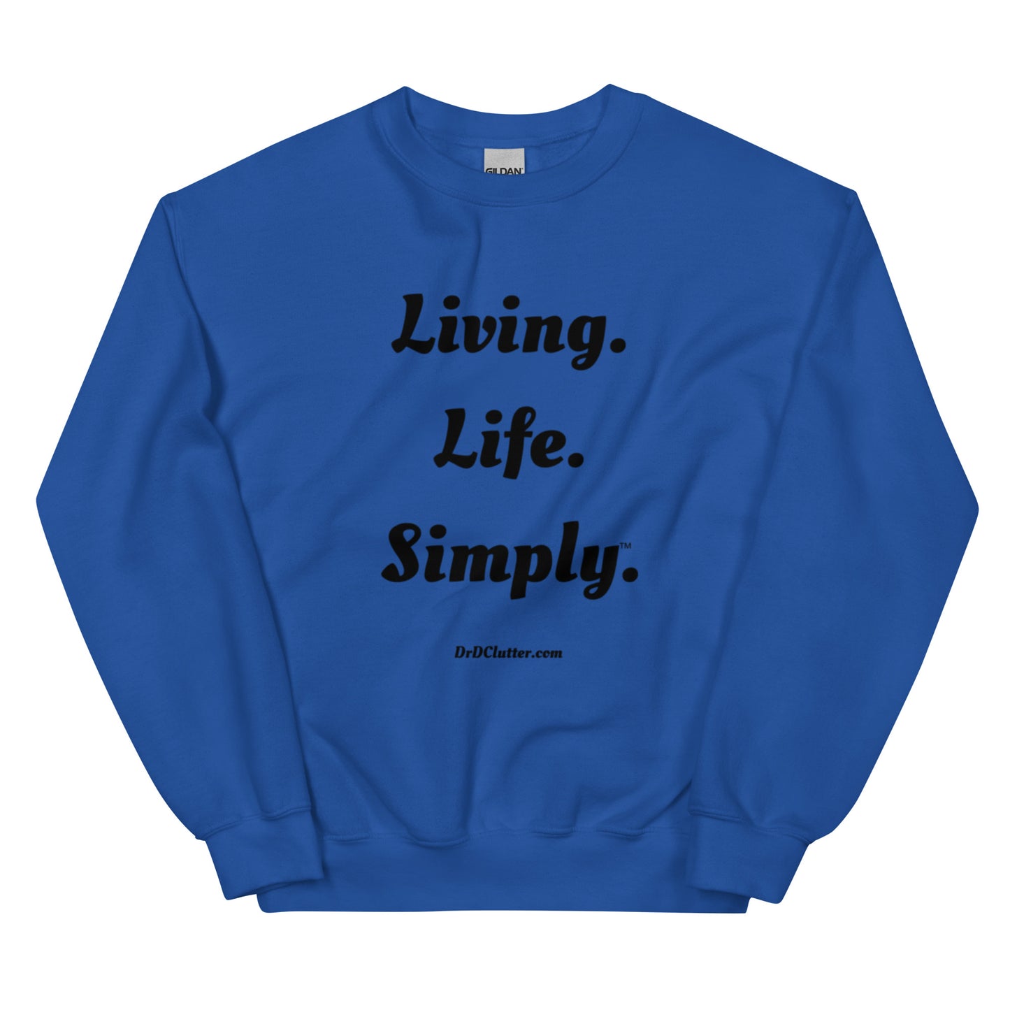 Living. Life. Simply™.-Unisex Crewneck Sweatshirt