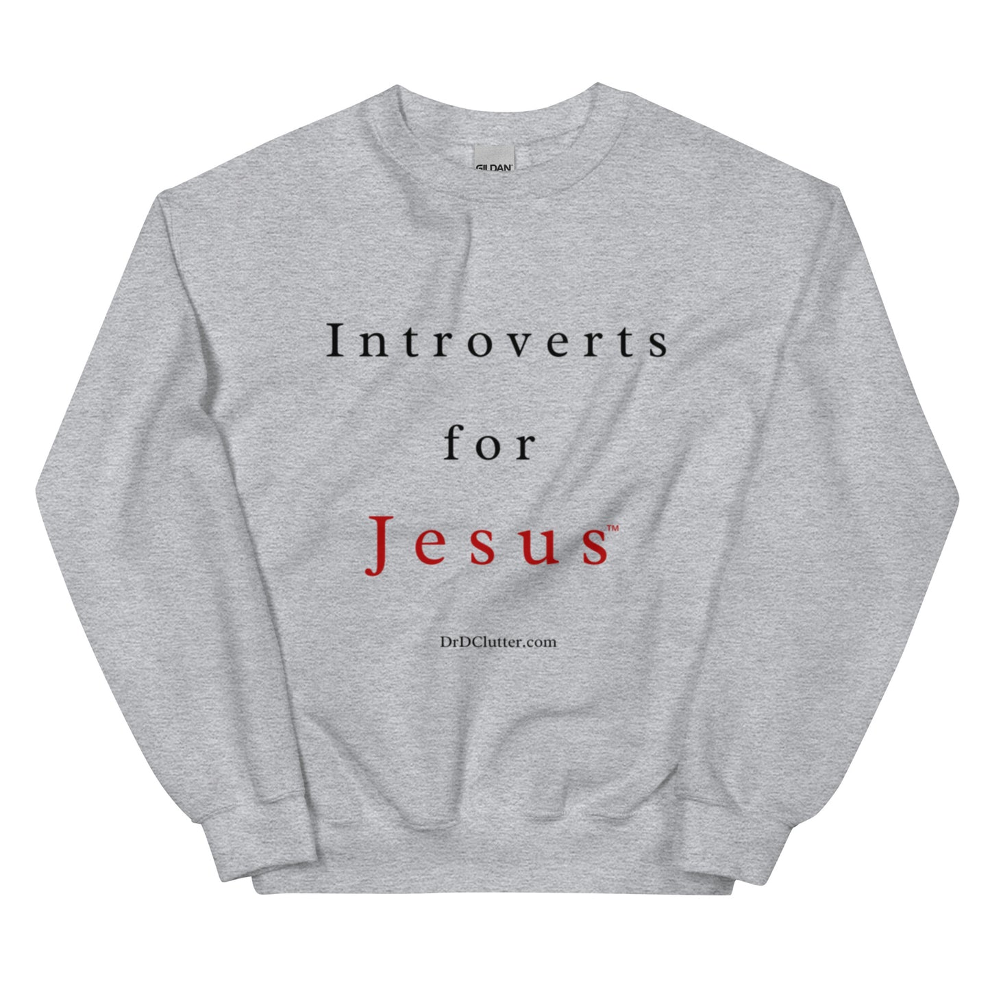 Introverts for Jesus™-Unisex Crewneck Sweatshirt