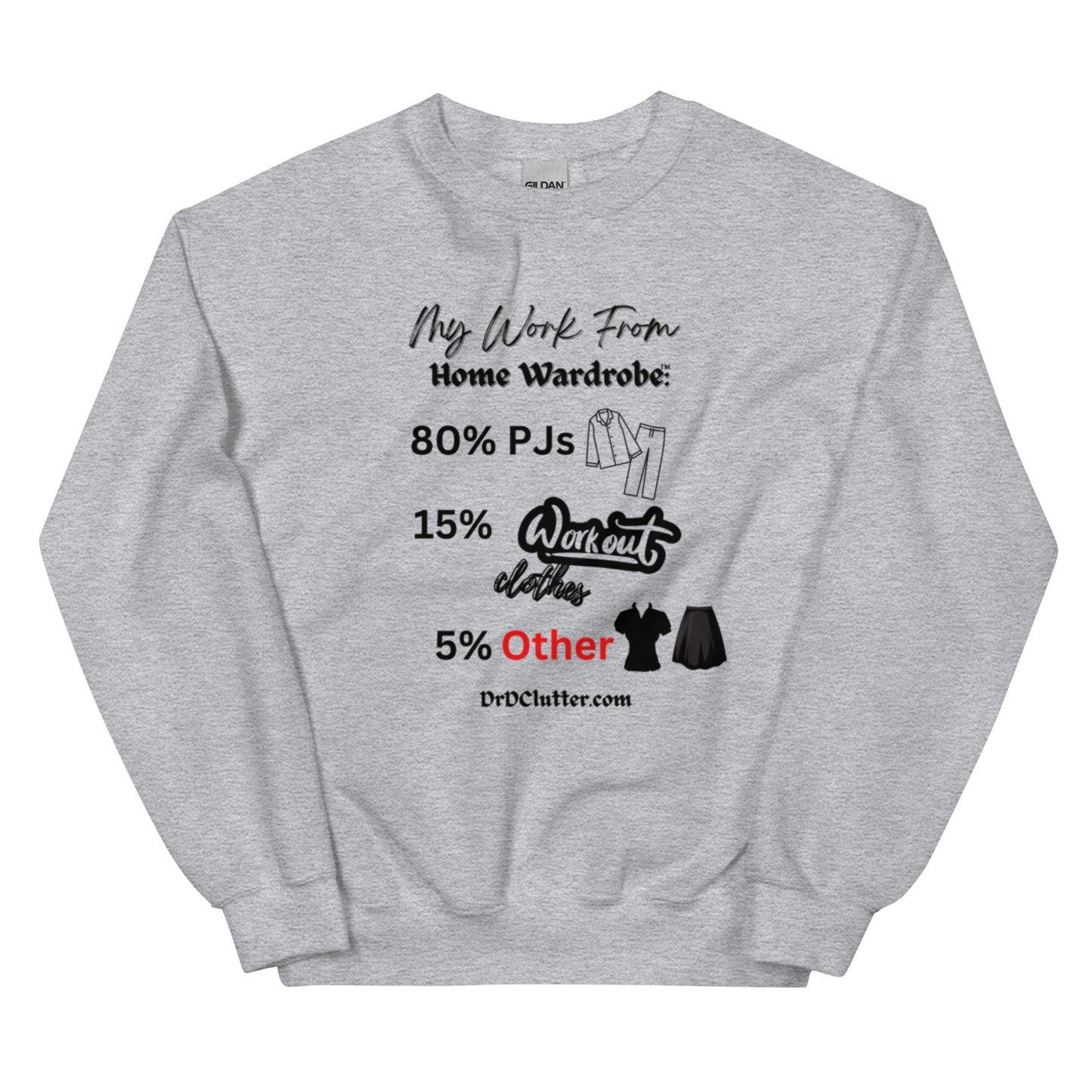 My Work From Home Wardrobe™-Unisex Crewneck Sweatshirt