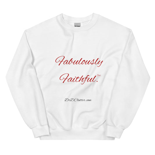 Fabulously Faithful™-Unisex Crewneck Sweatshirt