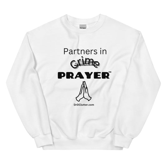 Partners in Crime (Crossed Out) Prayer™-Unisex Crewneck Sweatshirt