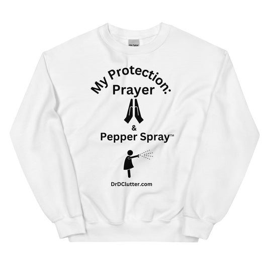 My Protection: Prayer & Pepper Spray™-Unisex Crewneck Sweatshirt