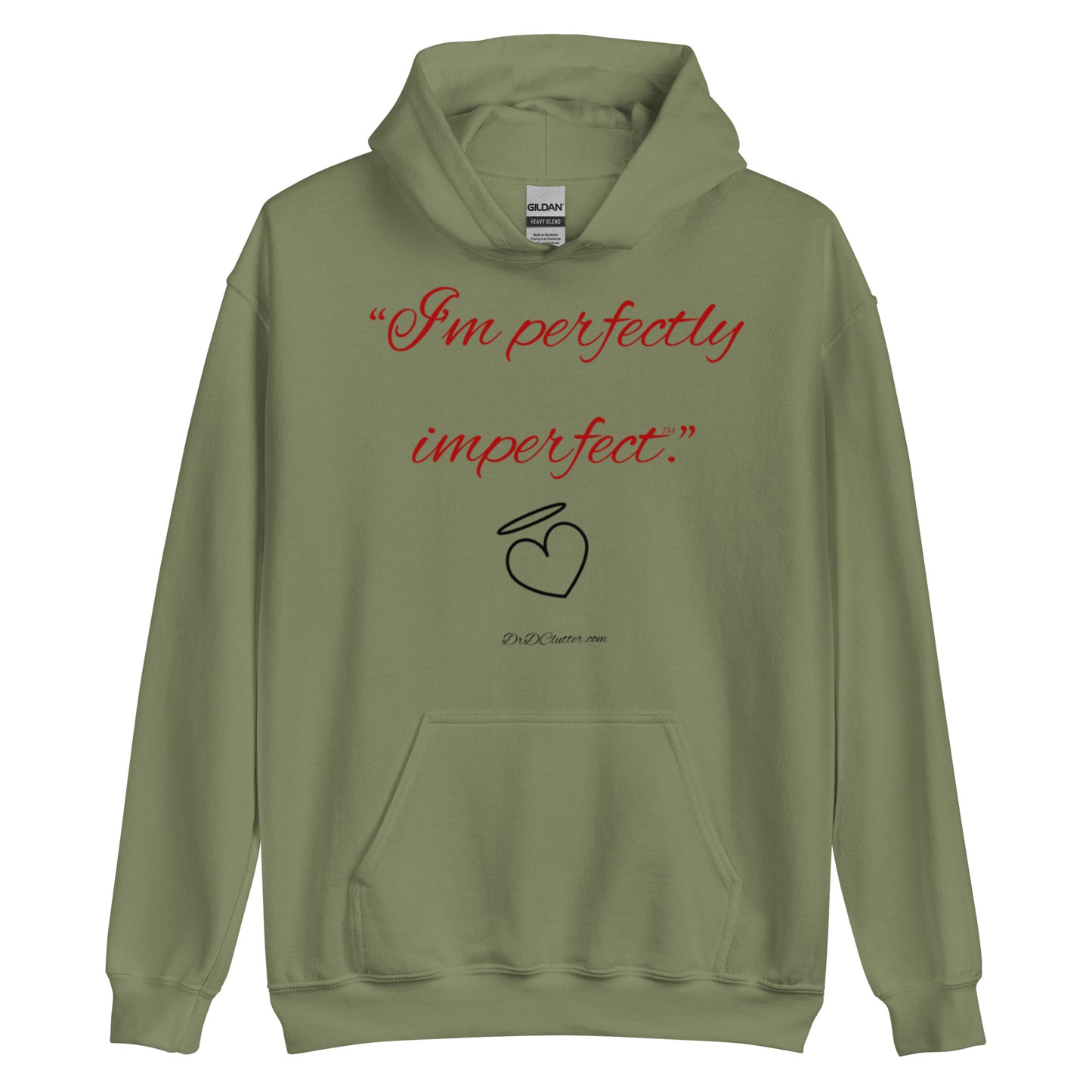 "I'm perfectly imperfect™."-Unisex Hoodie Sweatshirt