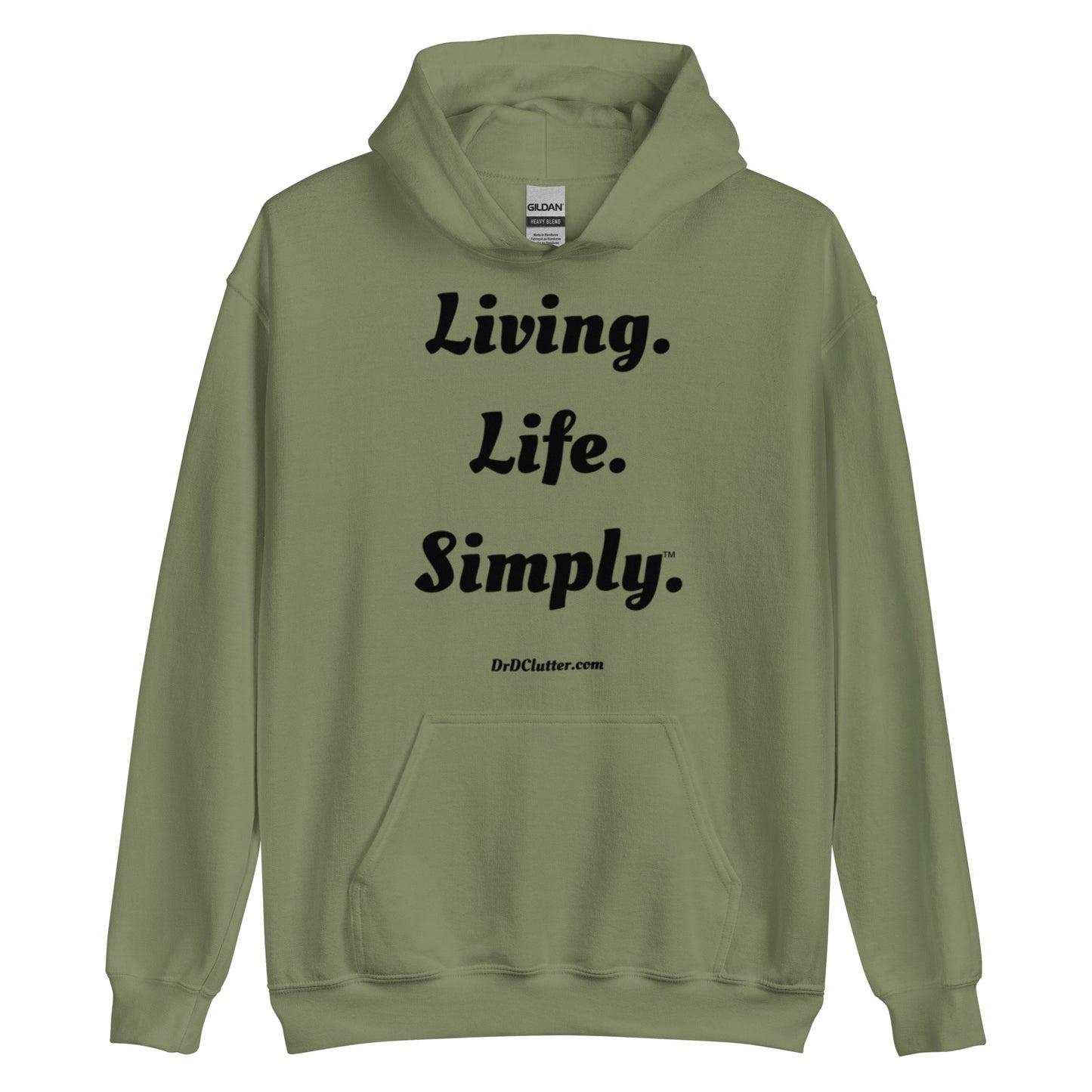 Living. Life. Simply™.-Unisex Hoodie Sweatshirt