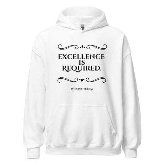 Excellence Is Required.-Unisex Hoodie Sweatshirt