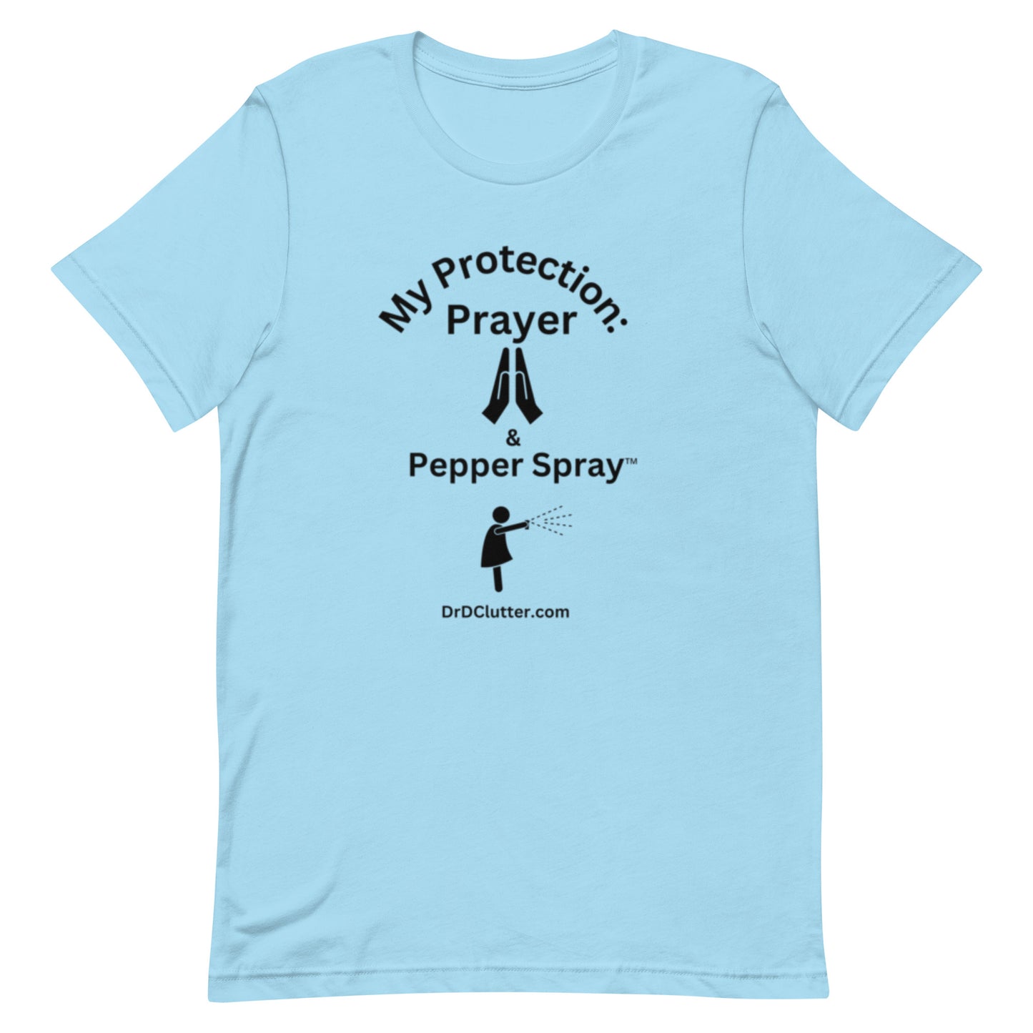 My Protection: Prayer & Pepper Spray™-Unisex Premium T-shirt