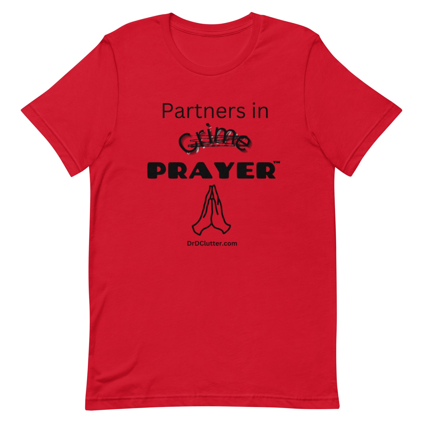 Partners in Crime (Crossed Out) Prayer™-Unisex Premium T-Shirt