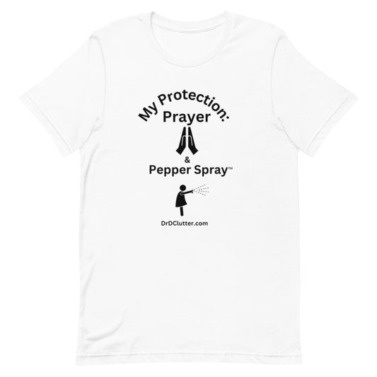 My Protection: Prayer & Pepper Spray™-Unisex Premium T-shirt