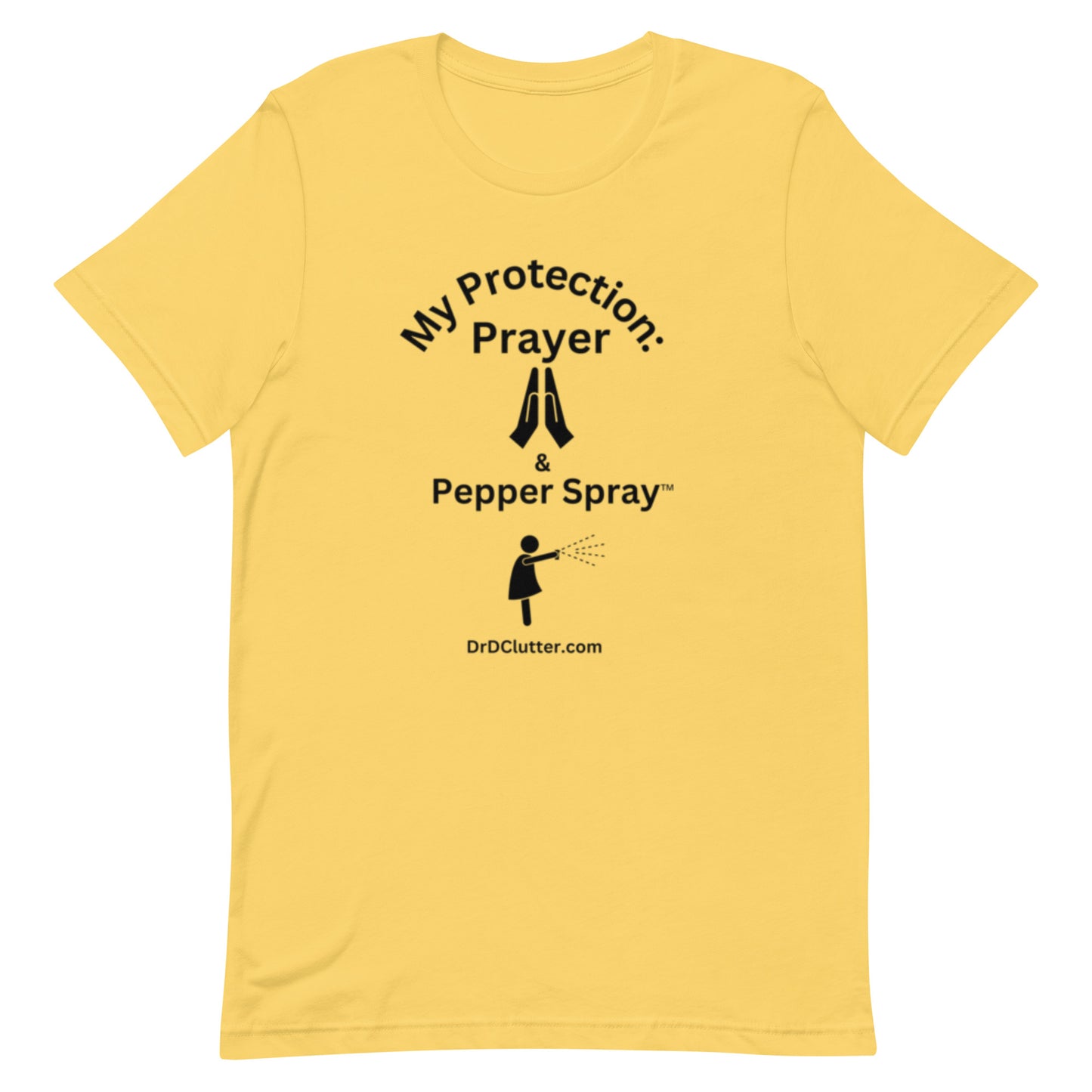 My Protection: Prayer & Pepper Spray™-Unisex Premium T-shirt