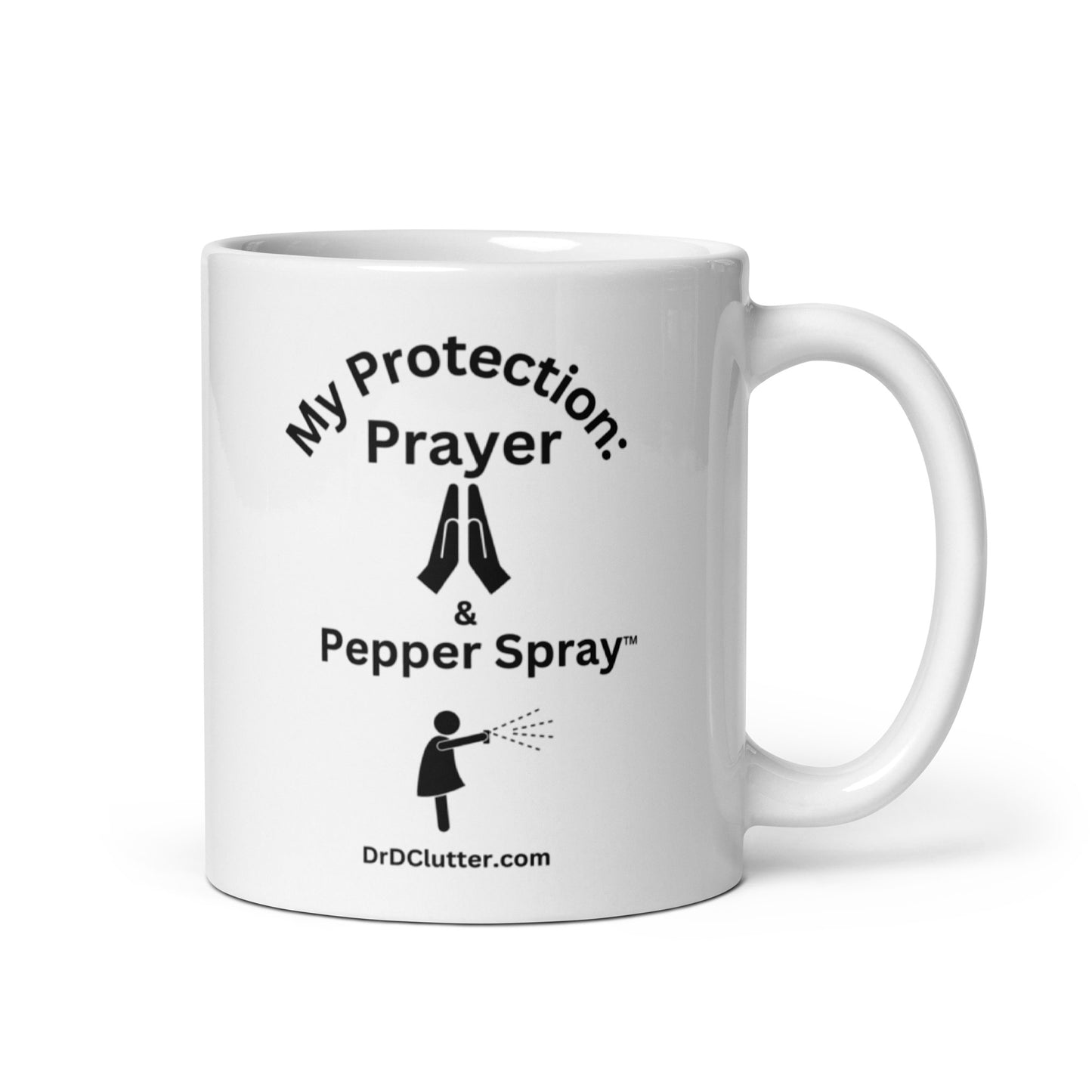 My Protection: Prayer & Pepper Spray™-Mug 11 oz or 15 oz