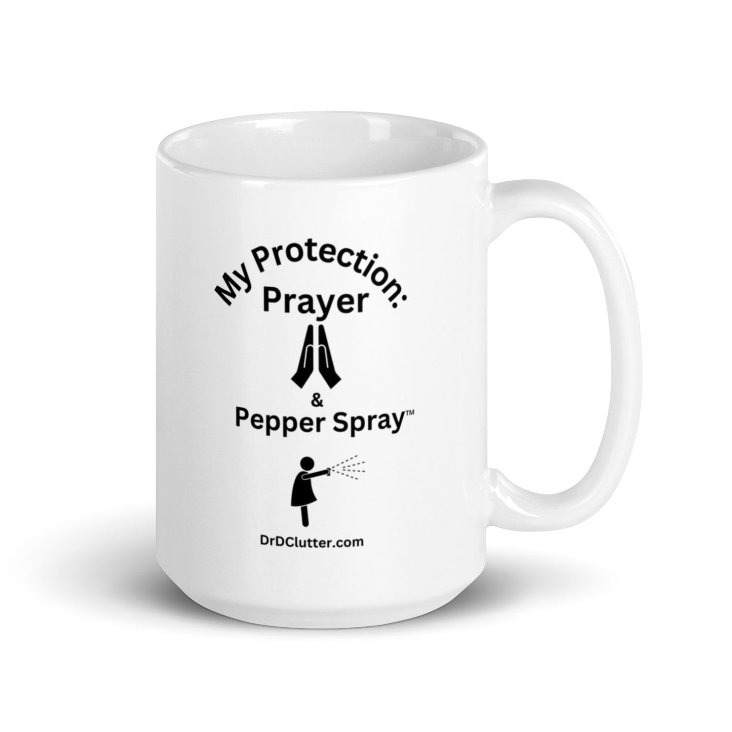 My Protection: Prayer & Pepper Spray™-Mug 11 oz or 15 oz